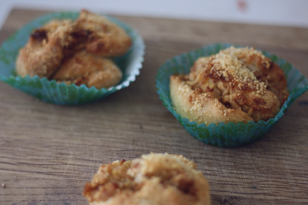 Madpakkemuffins glutenfri æble kanel